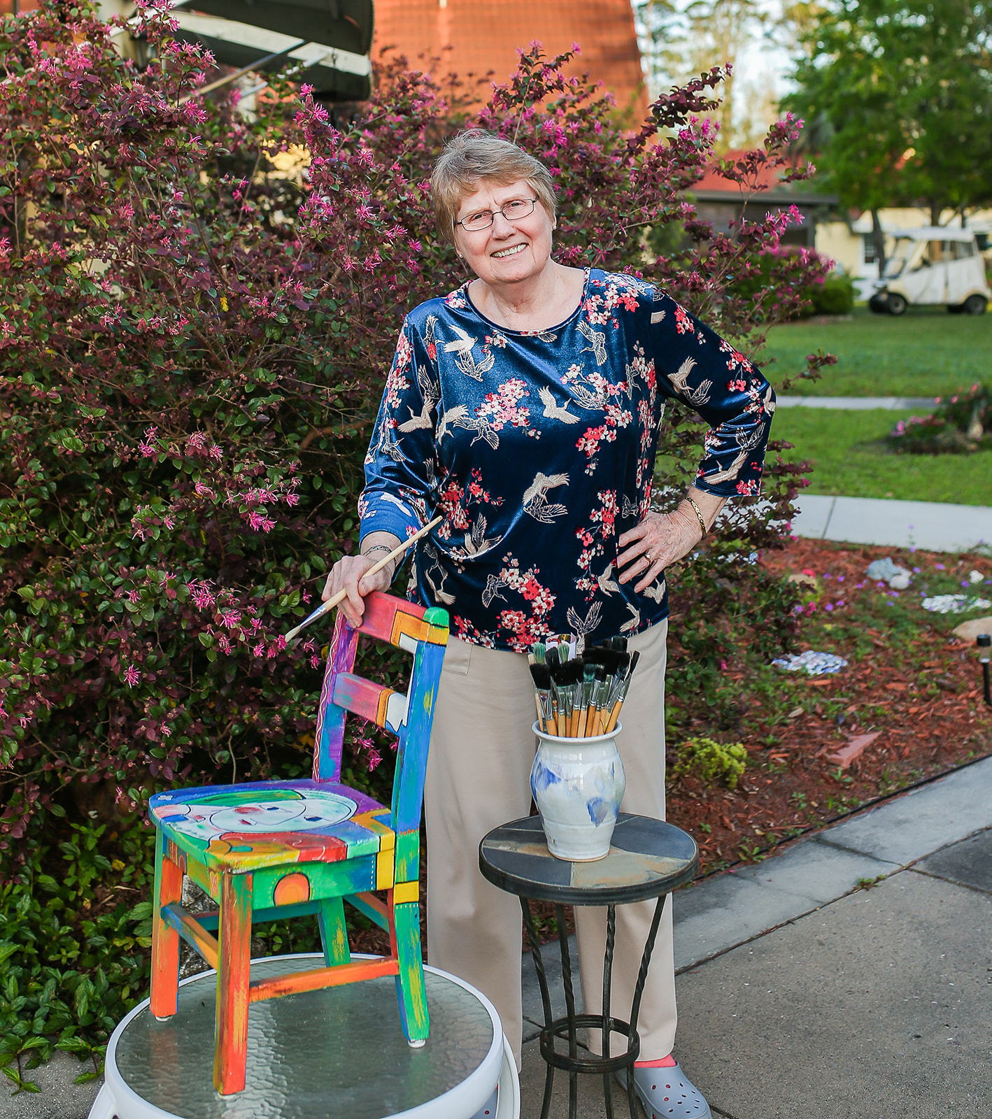 Painting as a pastime at Penney Retirement Community