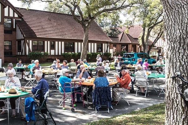 Dinner Under the Oaks at Penney Retirement Community
